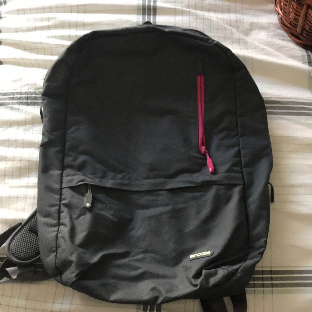 Incase grey laptop backpack
